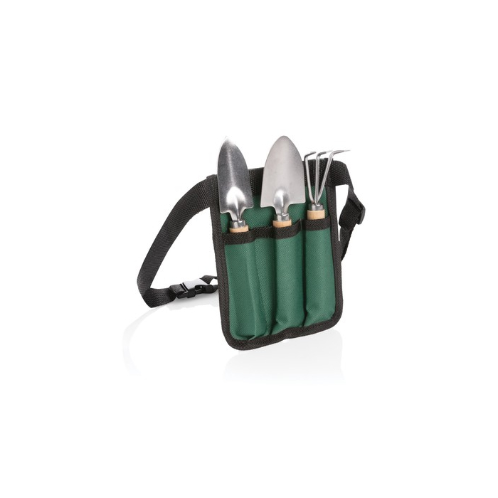 Zestaw narzędzi ogrodowych 3 el. zielony, czarny