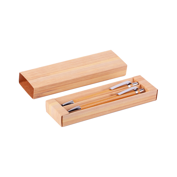 Zestaw piśmienniczy Aveno, brązowy