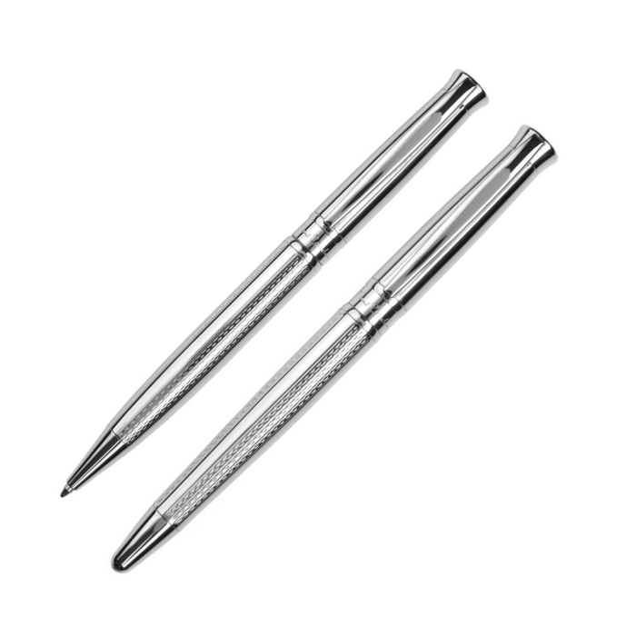 Zestaw piśmienniczy długopis i pióro kulkowe ROI Pierre Cardin