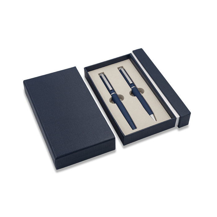 Zestaw piśmienniczy Felicite, granatowy