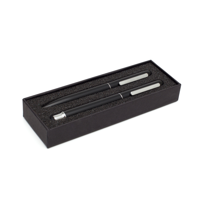 Zestaw piśmienniczy Fortaleza, czarny