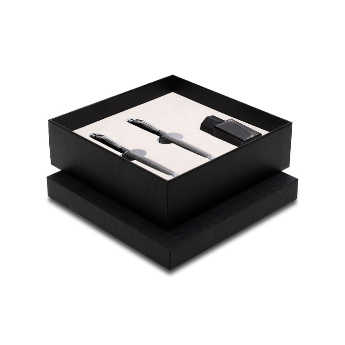 Zestaw piśmienniczy Gassin, czarny