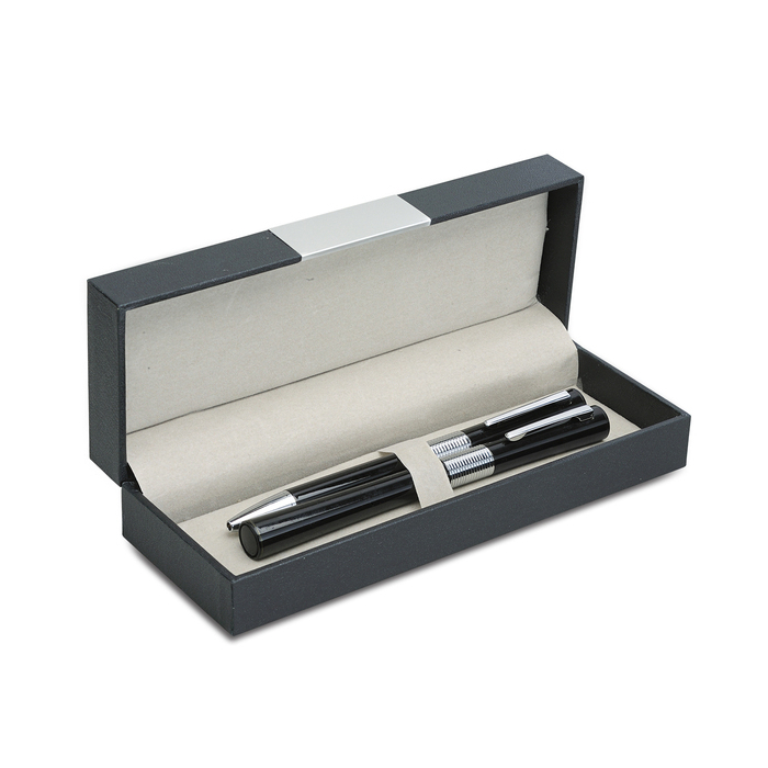 Zestaw piśmienniczy Sandglass, czarny