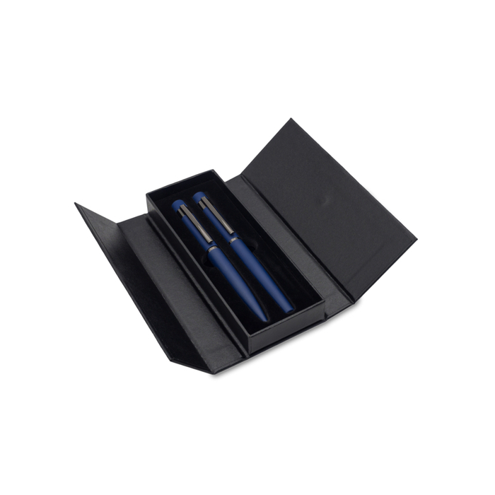 Zestaw piśmienniczy Softis, granatowy