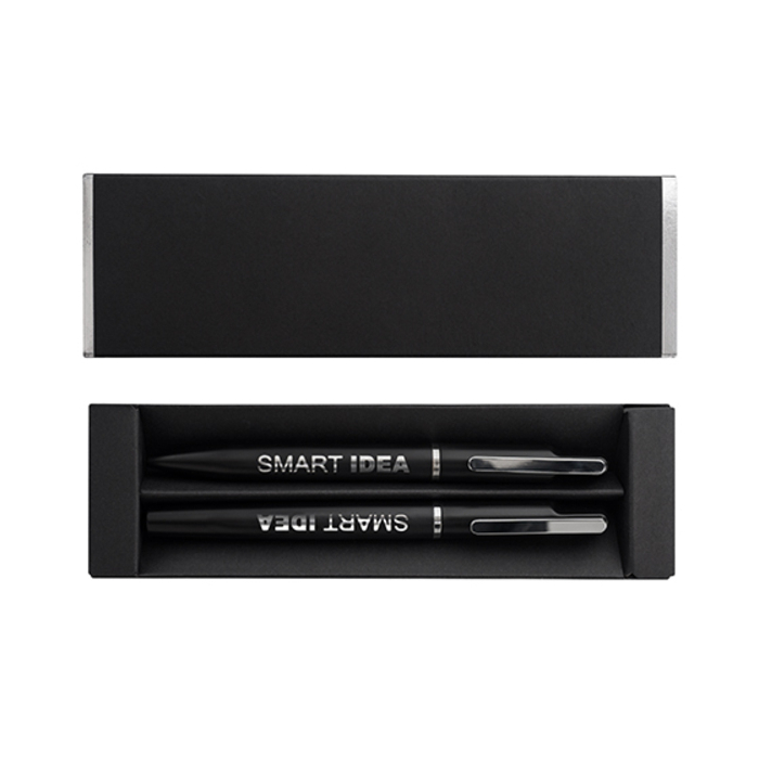 Zestaw piśmienniczy Treasure, srebrny