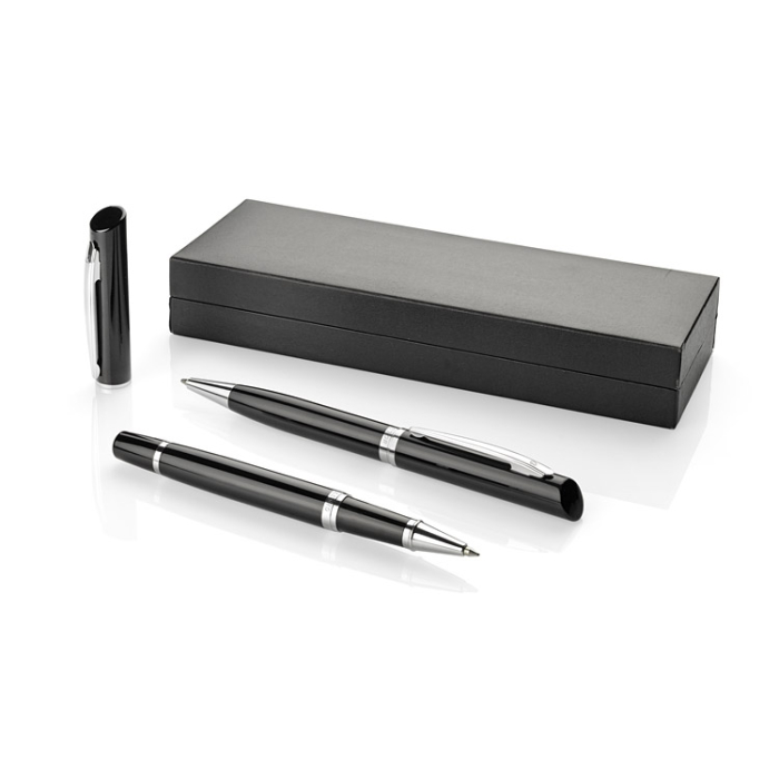 Zestaw piśmienniczy VERMONT czarny