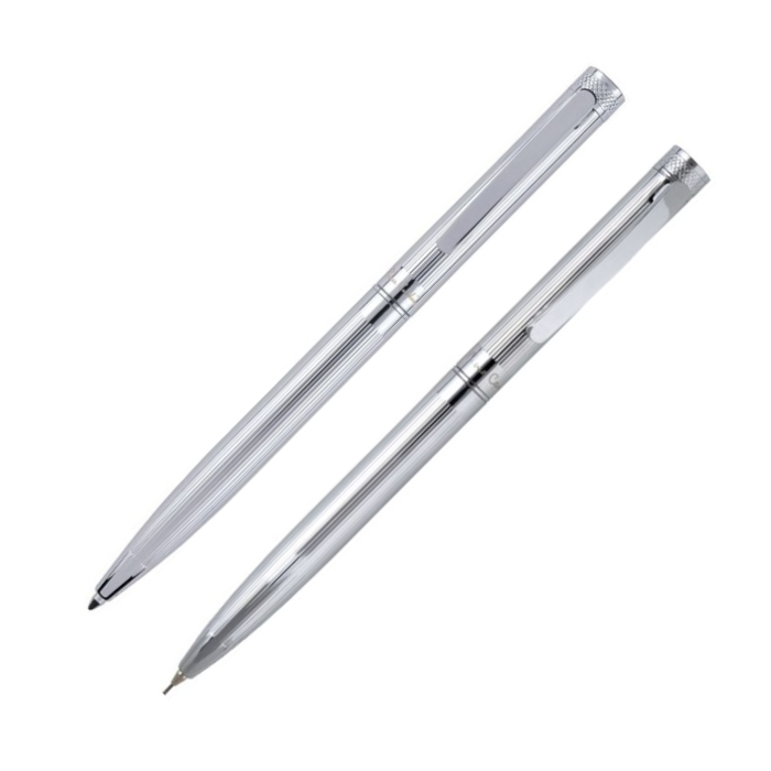 Zestaw piśmienny długopis i ołówek RENEE Pierre Cardin, szary