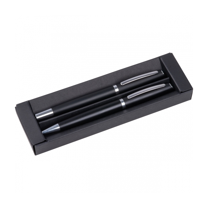 Zestaw piśmienny długopis i pióro kulkowe ORANGEVILLE, czarny
