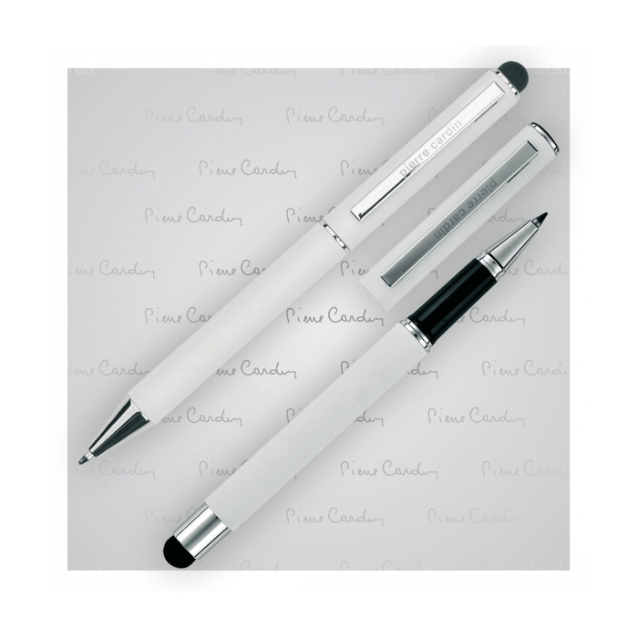 Zestaw piśmienny długopis i pióro kulkowe soft touch CLAUDIE