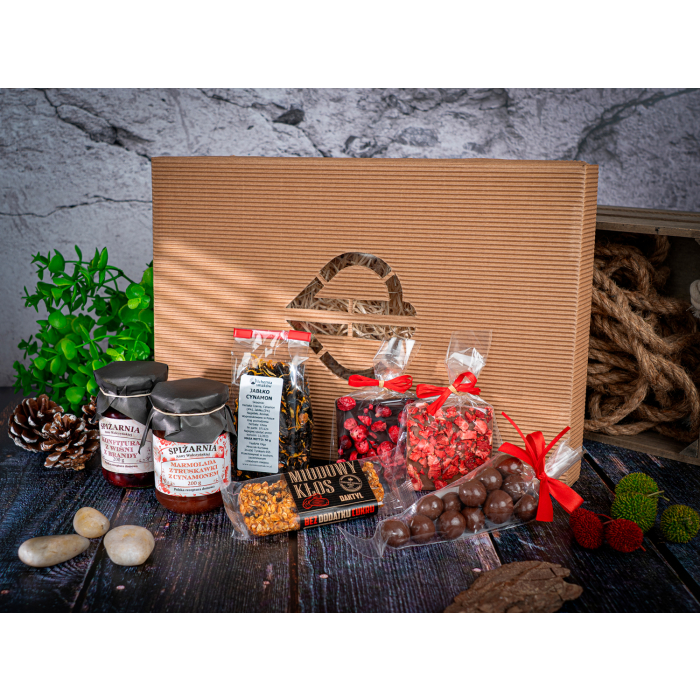 Zestaw prezentowy Smakowite Chwile, beżowy