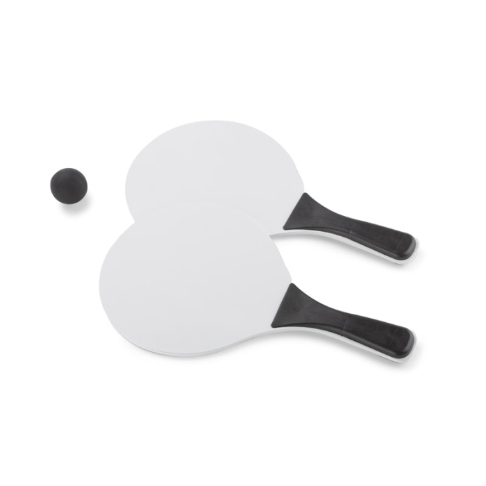 Zestaw rakietek plażowych TINES czarny