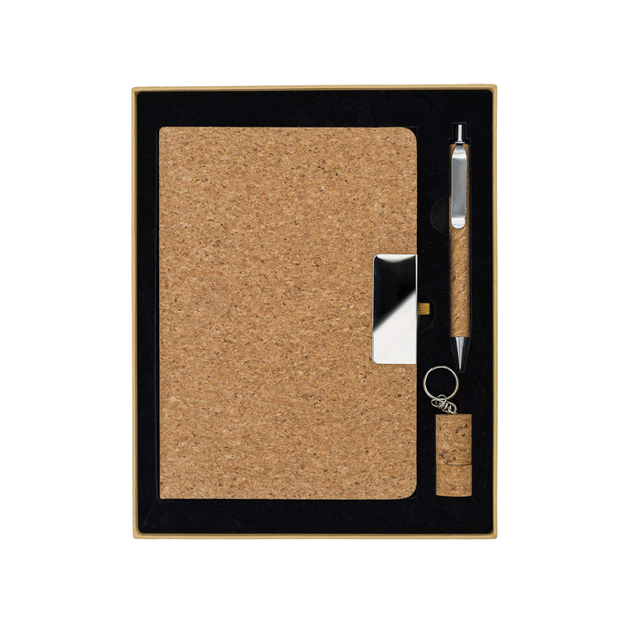 Zestaw z USB 64GB Sydney, beżowy