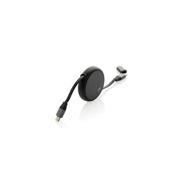 Zwijany kabel do ładowania 240W Terra black