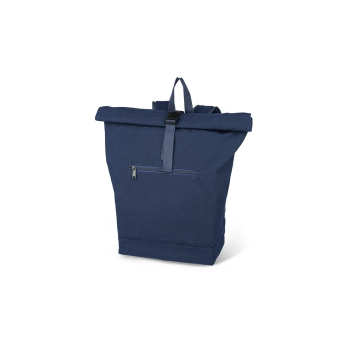 Zwijany plecak niebieski