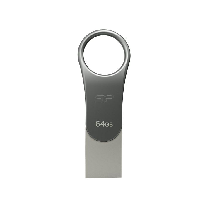 Pendrive z wejściem USB typu C Silicon Power Mobile C80 3,2, szary