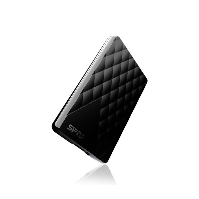 Przenośny dysk USB 3,0 Silicon Power Diamond D06 1TB, czarny, czarny