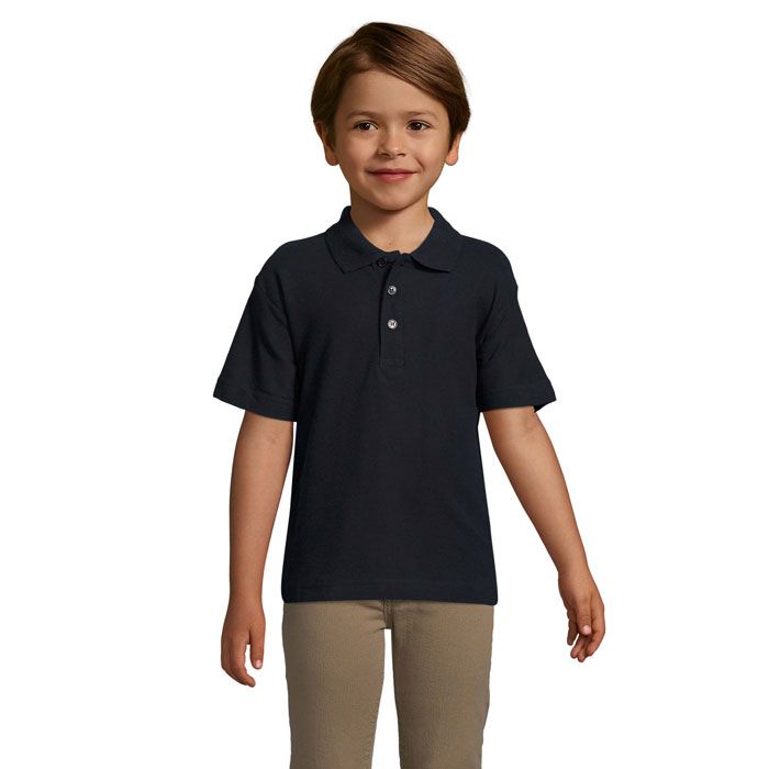 SUMMER II KIDS - SUMMER II KIDS Polo 170g, Granatowy