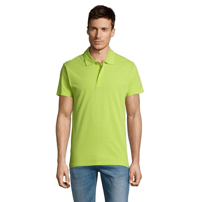 SUMMER II - SUMMER II MEN polo 170g, Apple Green