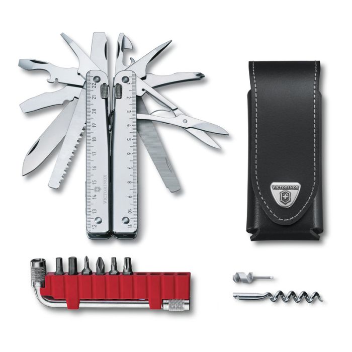 SwissTool Plus - 41 narzędzi Victorinox, szary