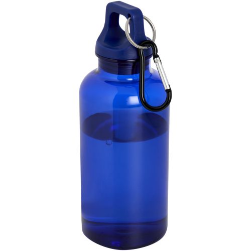 Oregon butelka na wodę o pojemności 400 ml z karabińczykiem wykonana z tworzyw sztucznych pochodzących z recyklingu z certyfi