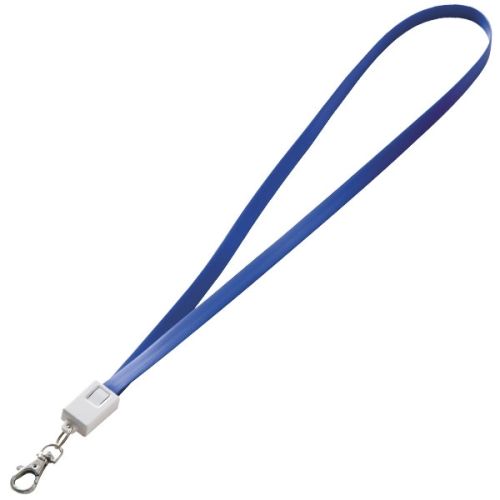 Smycz do transferu danych z micro USB LE PORT, niebieski