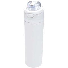 Bidon na wodę Theron 800 ml z jednowarstwowej stali nierdzewnej pochodzącej z recyklingu, certyfikowanej zgodnie z RCS, z pok