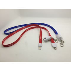 LENNY C - Smycz z przewodem do ładowania