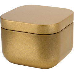 Tindra kwadratowa świeca w puszce o zapachu wanilii